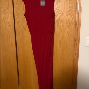 Donna Karan Vibrant Red Dress
